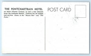 1940 New Orleans Louisiana Postcard The Pontchartrain Hotel Saint Charles Avenue
