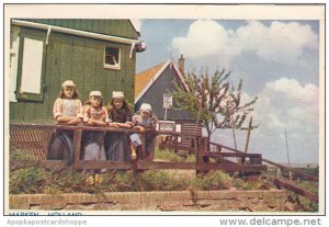 Netherlands Marken Girls in Traditional Costume