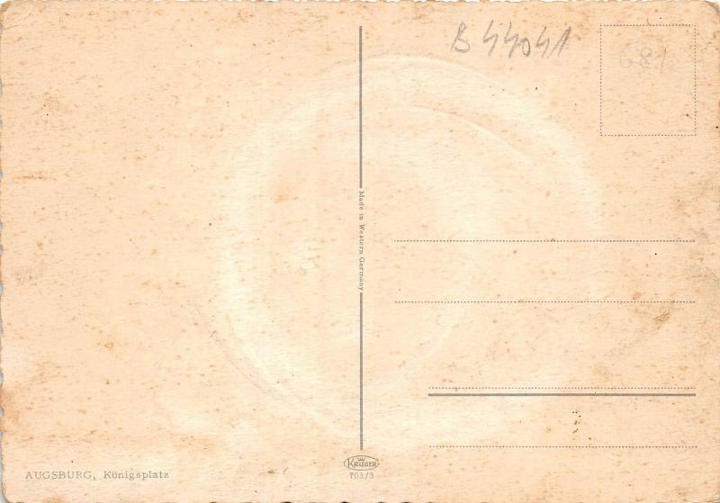 B44041 tramways Augsburg   germany