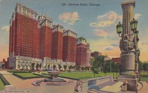 Illinois Chicago The Stevens Hotel Curteich