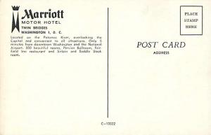 Marriott Motor Hotel Twin Bridges Washington 1, DC Chrome PC