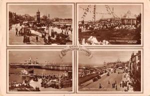 Morecambe England Multiview Real Photo Antique Postcard J53715