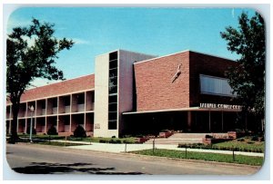 c1960 Exterior View Larimer County Court House Fort Collins Colorado CO Postcard