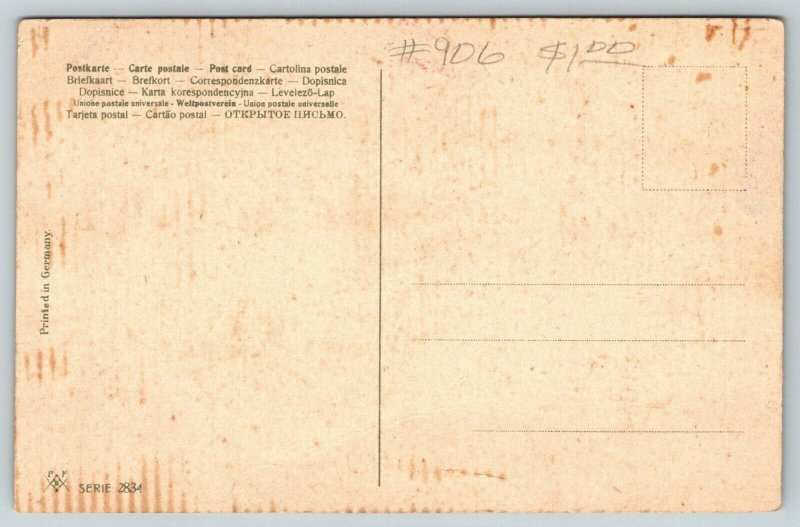 Sorrell Missouri~Wild Flowers on Wheat Grain Bougquet~PFB Postcard~c1910