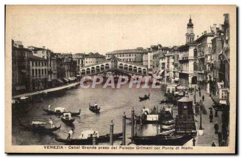 Italy - Italy - Venice - Venice - Canal Grande Palazzo del preso Grimani coll...