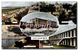 Postcard Modern Luc Sur Mer remember Casino City Hotel