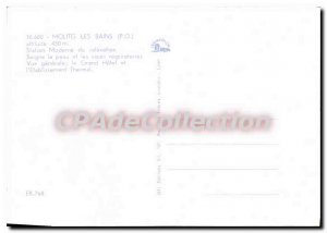 Postcard Modern Molitg Les Bains Station Modern Of Relaxation