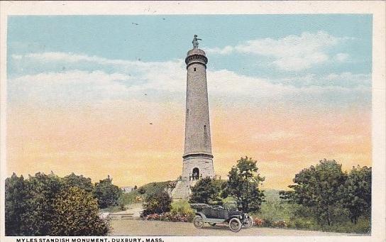 Myles Standish Monument Duxbury Massachusetts 1924