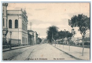 Rio De Janeiro Brazil Postcard Campo De S. Christovao c1905 Unposted