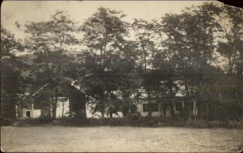 Lake Homes - Rockland ME Cancel c1910 Real Photo Postcard