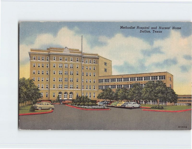 Postcard Methodist Hospital and Nurses' Home, Dallas, Texas