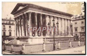 Postcard Old Nimes La Maison Carree