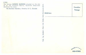 Postcard GARDEN SCENE Victoria British Columbia BC AS4464
