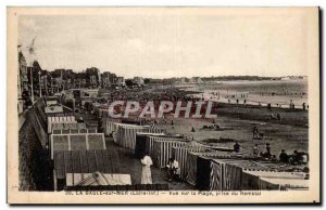 Old Postcard La Baule View the embankment taking beach