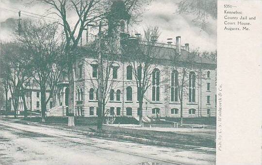 Maine Augusta Kennebec County Jail & Court House