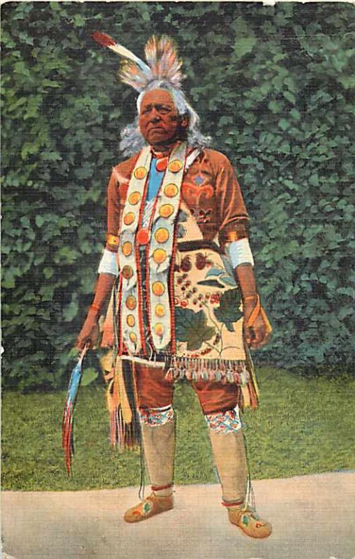 Linen of an Indian Chief in Full Regalia 1946