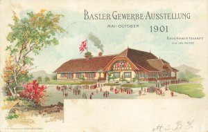 Basler Gewerbe-Ausstellung Mai-October 1901 Postcard