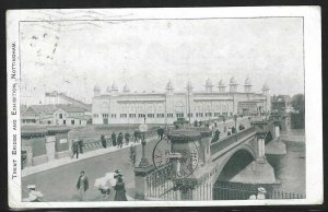 Trent Bridge and Exhibition, Nottingham, England, 1903 Postcard, Used