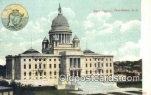 Providence, Rhode Island, RI State Capital USA Unused roundness on corners fr...