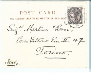 45934 - GB :  vintage postcard - LONDON : WINE MERCHANTS Egidio Vitali 1897 