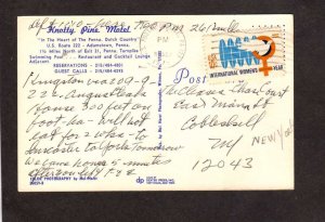 PA Knotty Pine Motel Route 222 Adamstown Pennsylvania Postcard