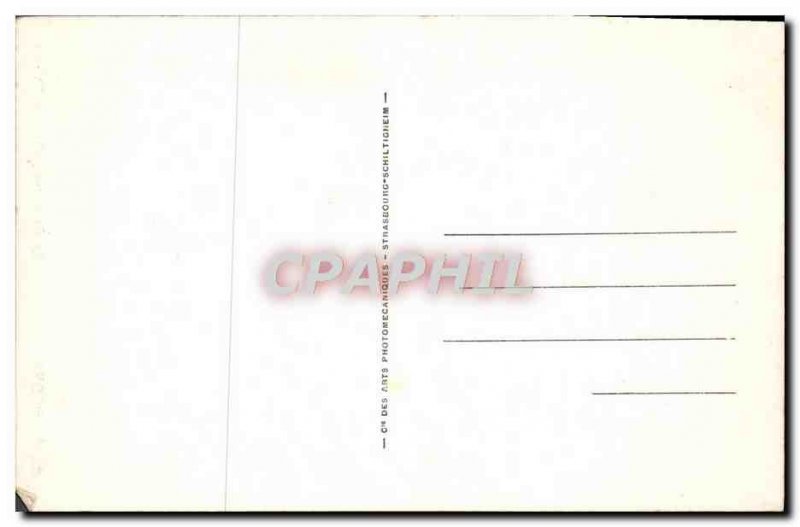 Old Postcard Rodez The Cathedral