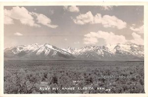 Ruby Mountains in Elko, Nevada