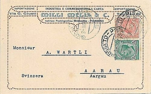 Vintage POSTCARD - LIVORNO: LEAD - advertising -