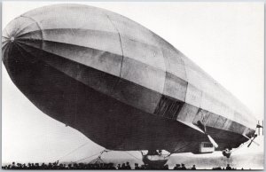 The german Airship Powered by 3-145 HP Maybach Engines Passenger Flight Postcard