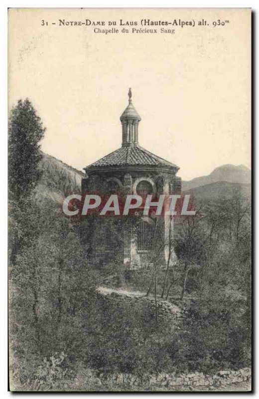 Old Postcard Notre Dame Du Laus Chapel of the precious blood