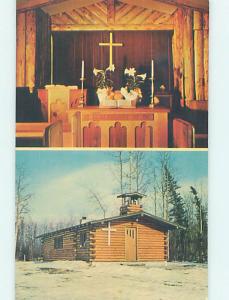 Unused Pre-1980 CHURCH SCENE Delta Junction Alaska AK hs7102