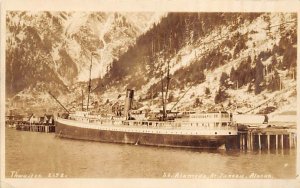 SS  Alameda Real Photo Steamer Ship 