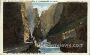 In the Royal Gorge, Grand Canon of the Arkansas - Colorado CO
