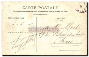 Old Postcard Rock of Foix Foix