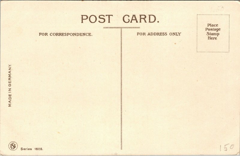 Vtg 1910s Greetings fron Grangeville Idaho ID Creek River Unused Gel Postcard