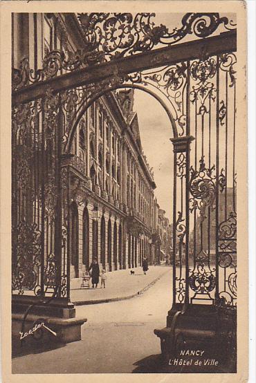 France Nancy L'Hotel de Ville 1928