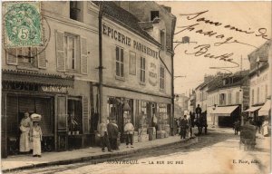 CPA MONTREUIL-sous-BOIS La Rue du Pre. (509599)