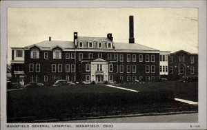 Mansfield Ohio OH General Hospital No. E-145 Wayne Pub Vintage Postcard