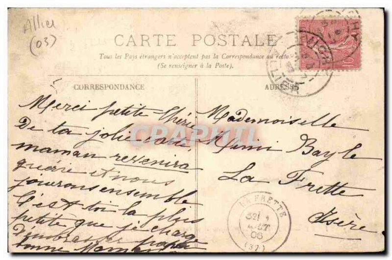 Vichy Postcard Old Main View Restoration