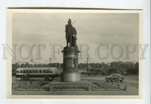 426951 USSR Leningrad monument to Suvorov BUS 1955 year Lenfotokhudozhnik