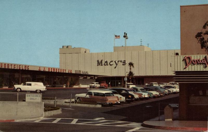 Postcard CA San Jose California The Mall Valley Fair Shopping A14