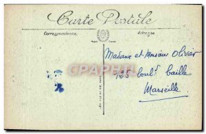 Old Postcard Cherbourg Swing Bridge View On The Tram