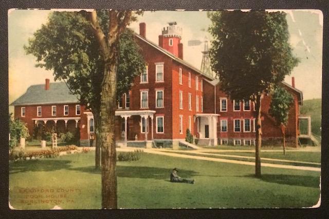 Bradford County, Poor House, Burlington, PA 1910