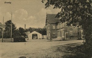 denmark, GRAM GRAMBY, Street Scene (1910s) Postcard