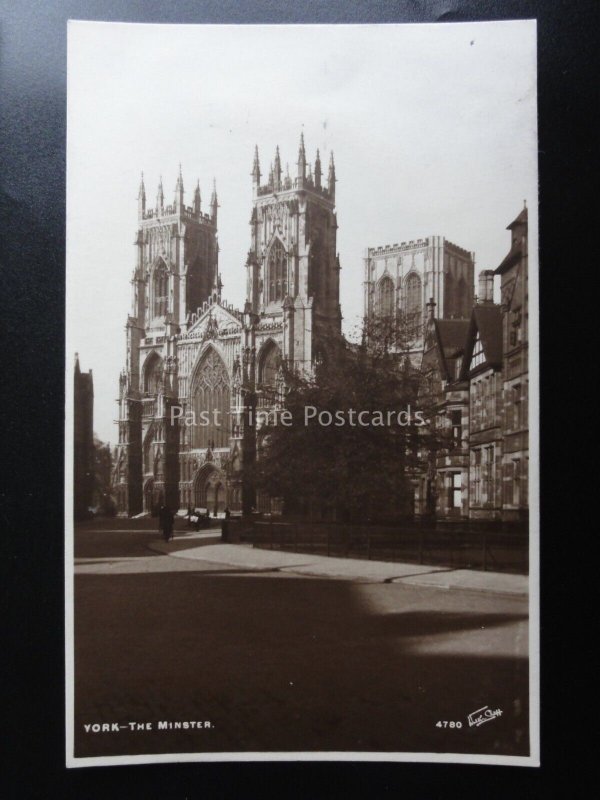 Yorkshire YORK MINSTER Collection x 7 - Old RP Postcard by Walter Scott