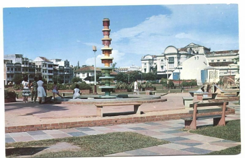 Postcard Hong Lim Park Singapore China