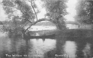 Indiana Rome City Willow on the Island C-1910 Postcard 22-6255