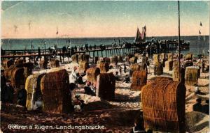 CPA Insel RÜGEN GÖHREN Landungsbrücke GERMANY (670295)