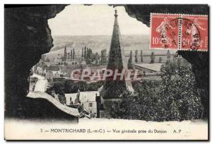 Old Postcard Montrichard Vue Generale du Donjon Jack