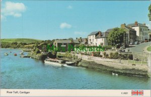 Wales Postcard - River Teifi, Cardigan, Cardiganshire  RS35709